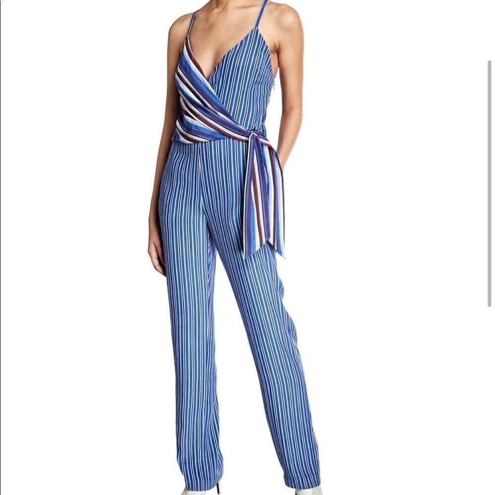 NWT Rag & Bone Felix Striped Silk Jumpsuit 4 - Picture 6 of 16